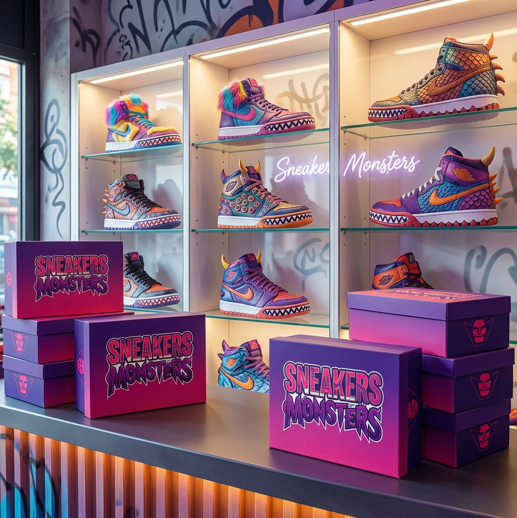 Sneakers Monsters hero artwork